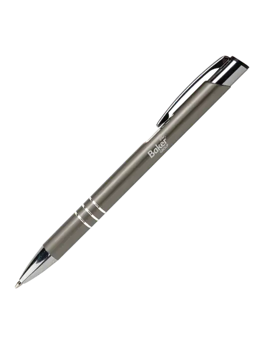 Laurent Gunmetal Pen - Black Ink w/Baker Group Logo