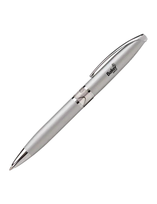 Illusion Silver Pen - Black Ink w/Baker Group Logo