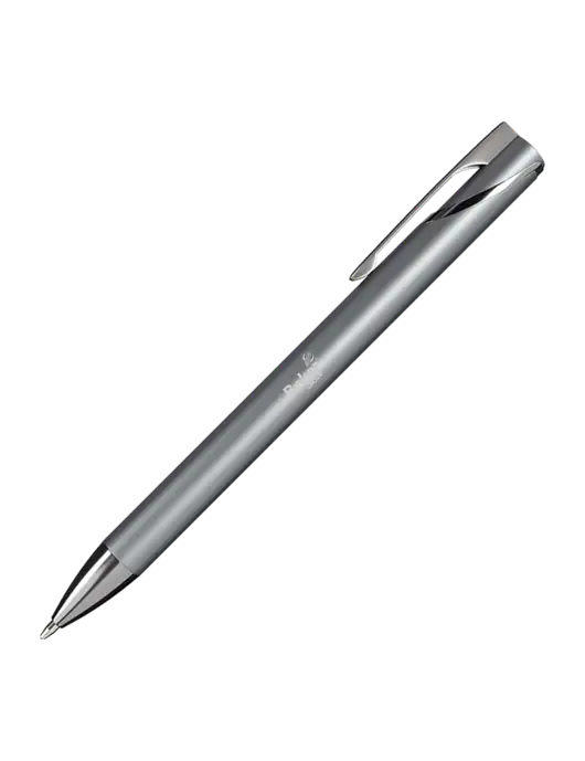 Dark Grey HyperNova Ballpoint Pen - Black Ink w/Baker Group Logo