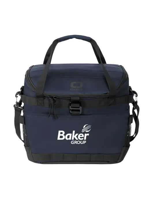 OGIO Navy Sprint 24-Pack Cooler w/Baker Group Logo