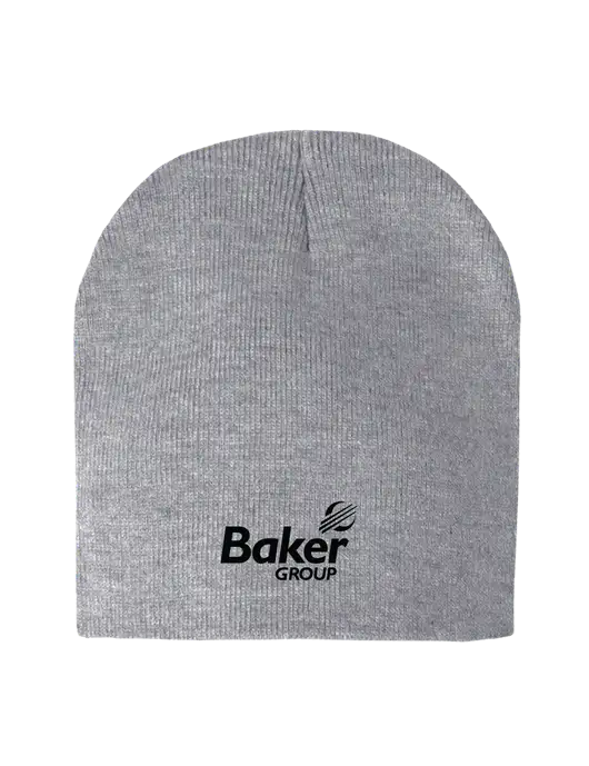 Light Grey Heather Element Knit Beanie w/Baker Group Logo