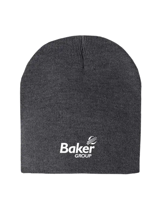 Charcoal Heather Element Knit Beanie w/Baker Group Logo