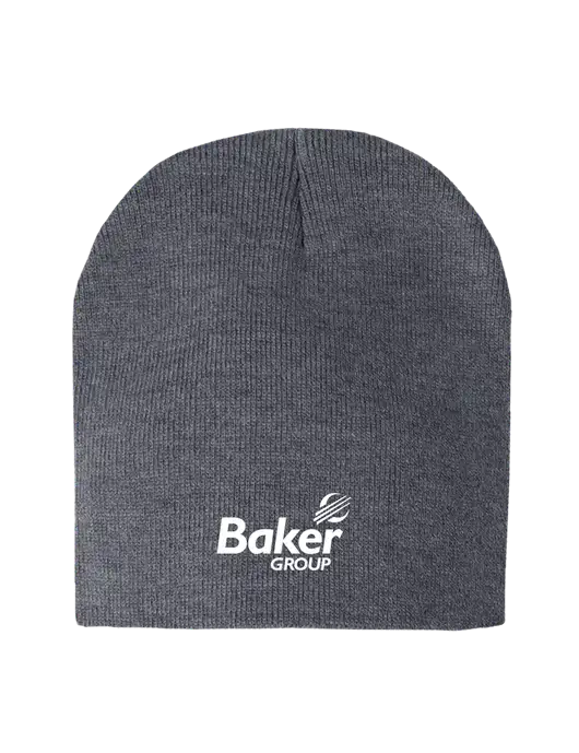Dark Grey Heather Element Knit Beanie w/Baker Group Logo