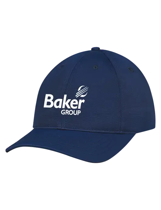 Navy Nylon Twill Performance Cap w/Baker Group Logo