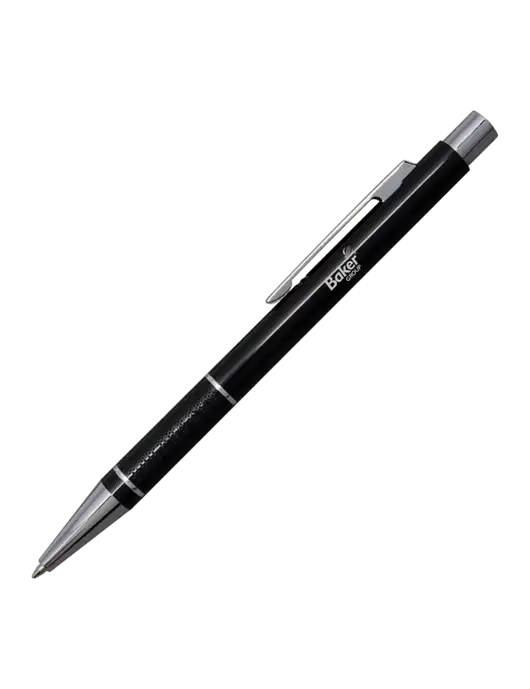St George Black Pen - Blue Ink w/Baker Group Logo