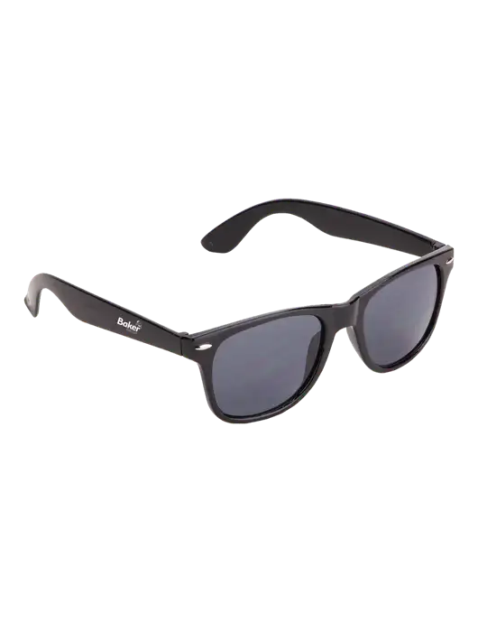 Daytona Black Sunglasses w/Baker Group Logo
