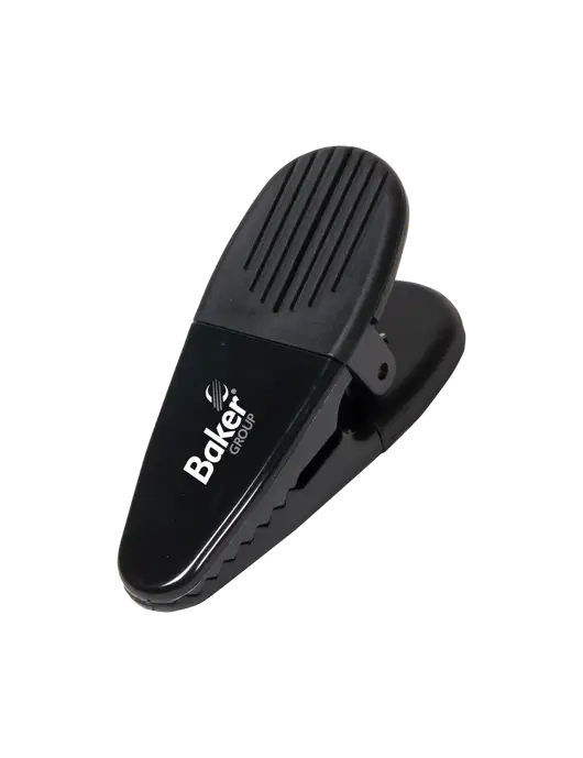 Magnetic Black Power Clip w/Baker Group Logo
