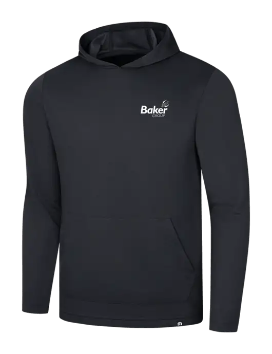 TravisMathew Black Coveside Hoodie w/Baker Group Logo