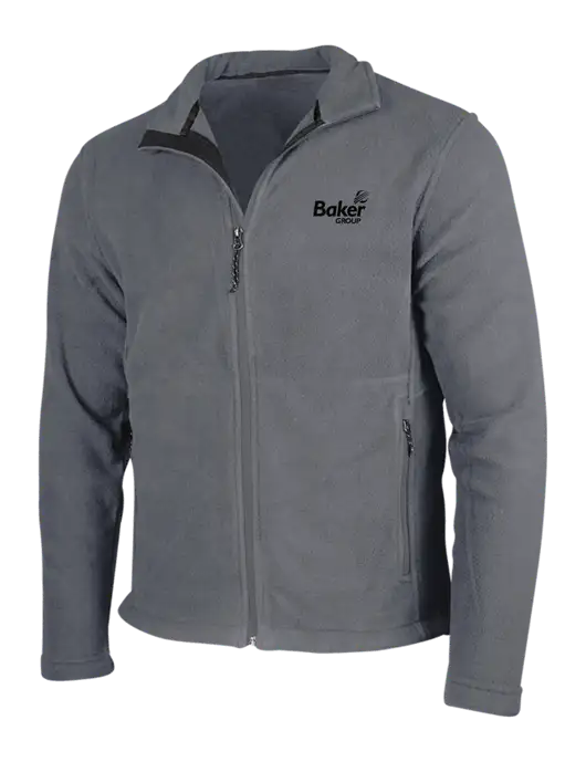 Medium Grey Fleece Jacket w/Baker Group Logo