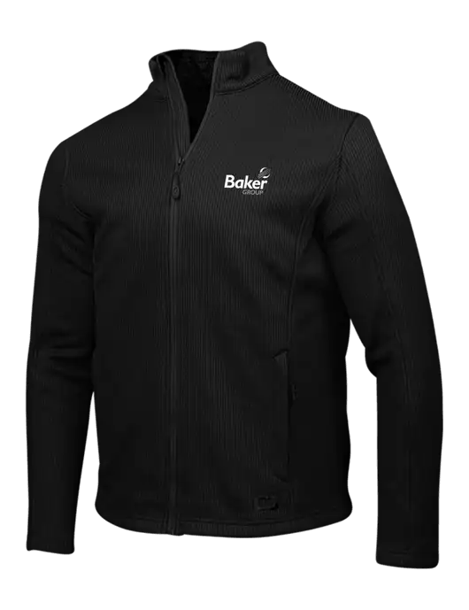 OGIO Blacktop Grit Fleece Jacket w/Baker Group Logo