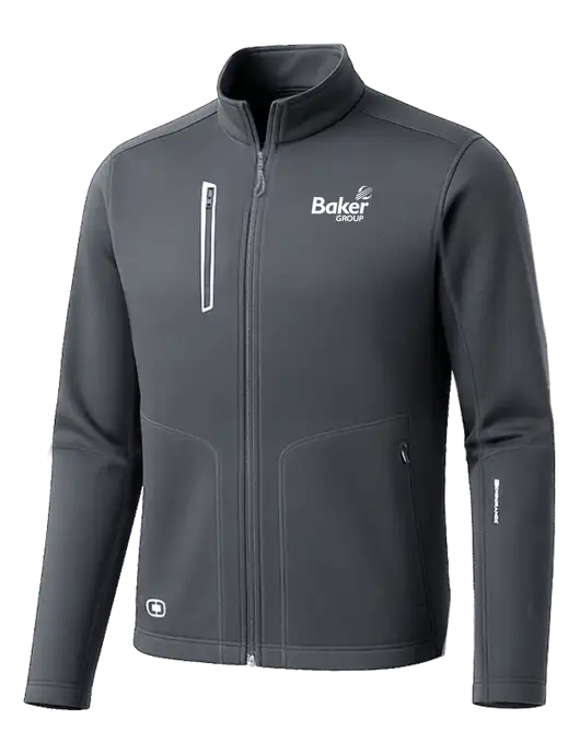 OGIO Dark Grey Endurance Fulcrum Full-Zip w/Baker Group Logo