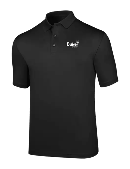 Callaway Opti-Dri Black Chev Polo w/Baker Group Logo