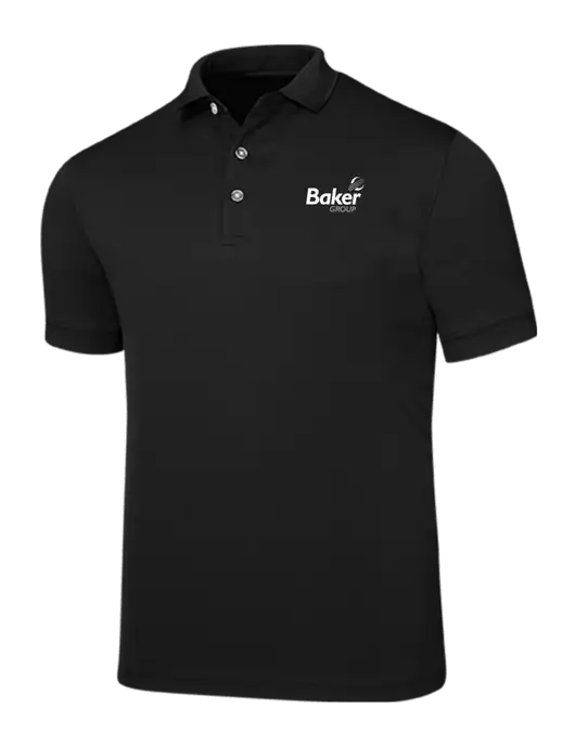 Callaway Ottoman Black Polo w/Baker Group Logo