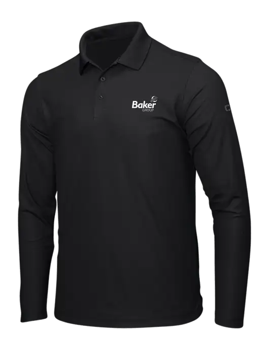 OGIO Blacktop Caliber 2.0 Long Sleeve Polo w/Baker Group Logo