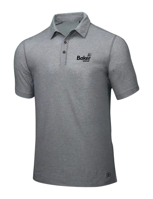 OGIO Medium Grey ONYX Polo w/Baker Group Logo