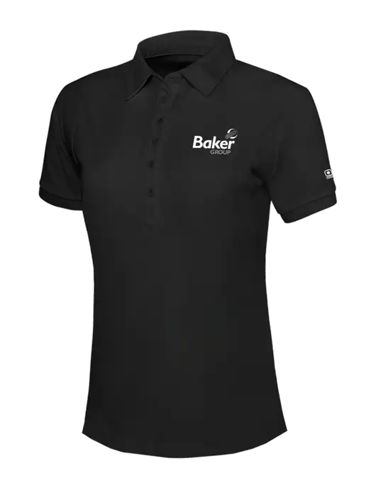 OGIO Womens Blacktop Jewel Polo w/Baker Group Logo