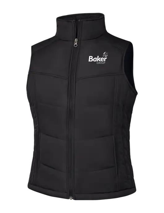 Womens Black/Black Vest w/Baker Group Logo