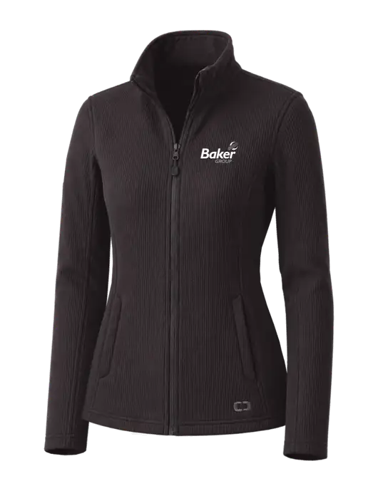 OGIO Blacktop Womens Grit Fleece Jacket w/Baker Group Logo
