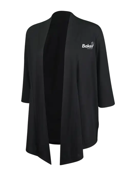 Black Womens Concept Shrug w/Baker Group Logo