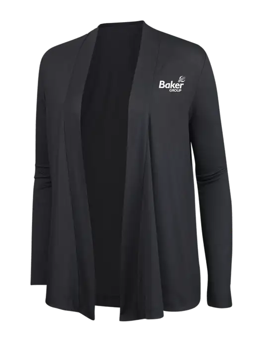 Smoke Grey Womens Concept Cardigan w/Baker Group Logo