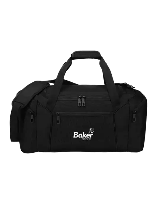 Slim & Lite Black Duffel    w/Baker Group Logo