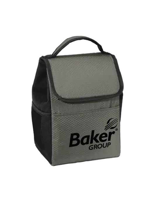Lunch Bag Grey/Black Cooler w/Baker Group Logo