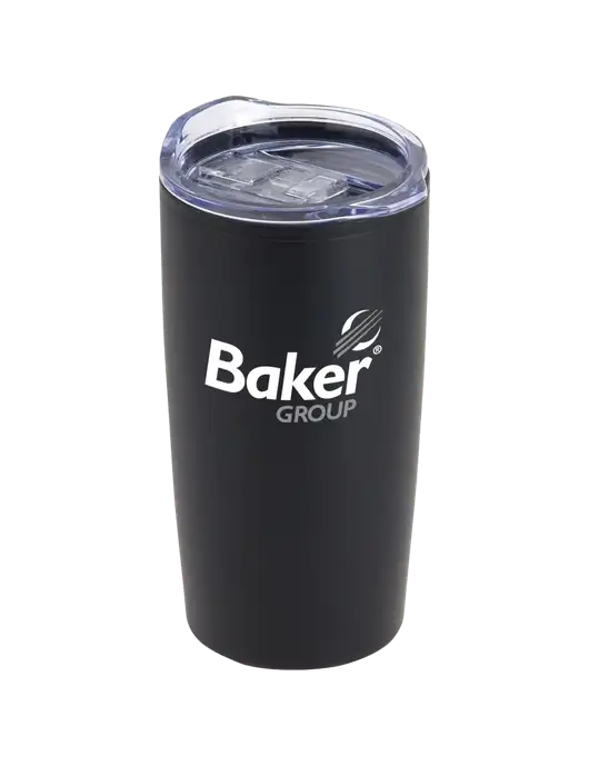 Olympus Black 20 oz Tumbler w/Baker Group Logo