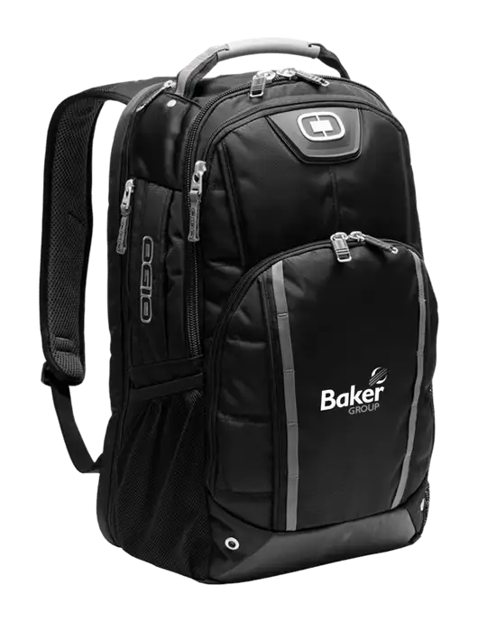 OGIO Black Bolt Pack w/Baker Group Logo