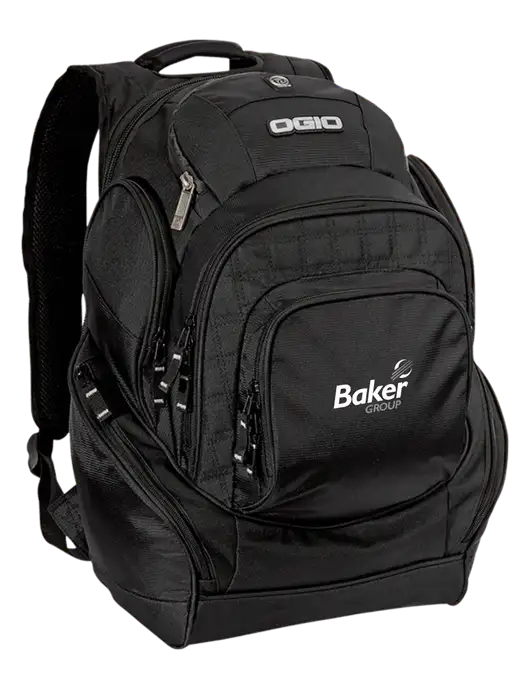 OGIO Black Mastermind Pack w/Baker Group Logo