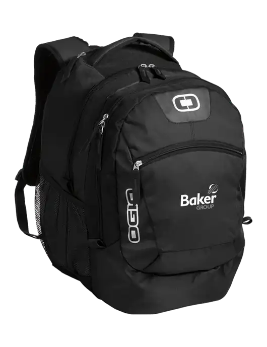 OGIO Black Rogue Pack
 w/Baker Group Logo