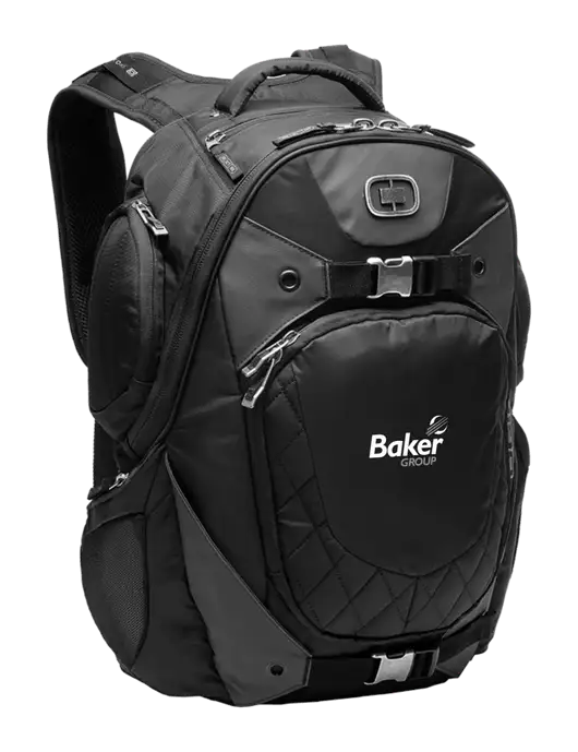 OGIO Black Squadron Pack w/Baker Group Logo