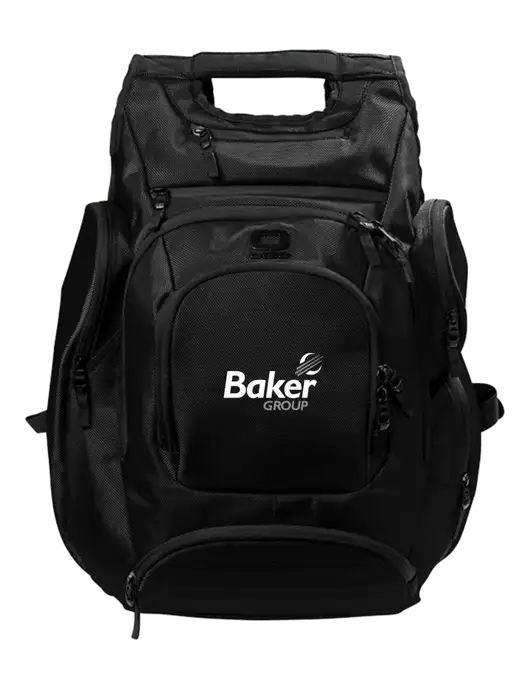 OGIO Blacktop Metro Ballistic Laptop Backpack w/Baker Group Logo